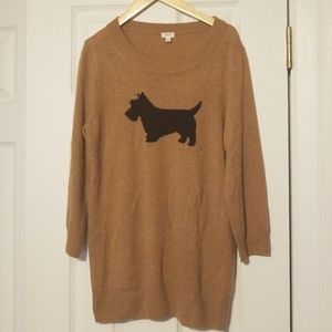 J.Crew Intarsia Scottie Dog Sweater
